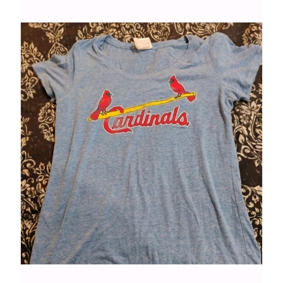 Genuine Merchandise Tops - Genuine Merchandise Heather Blue Cardinals Tee